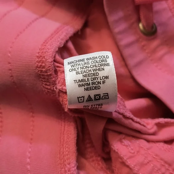 Maurices Salmon Colored Pull On Cotton Shorts with Drawstring Comfort Wa… - Picture 10 of 10